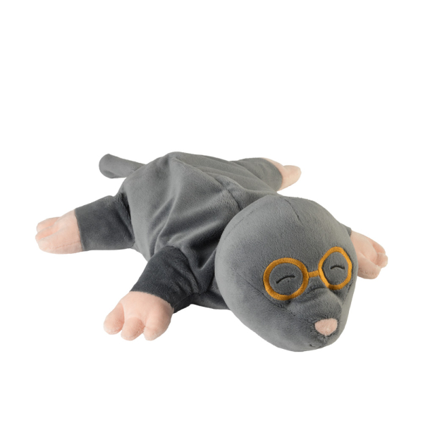 Wärme Stofftier schlafender Maulwurf