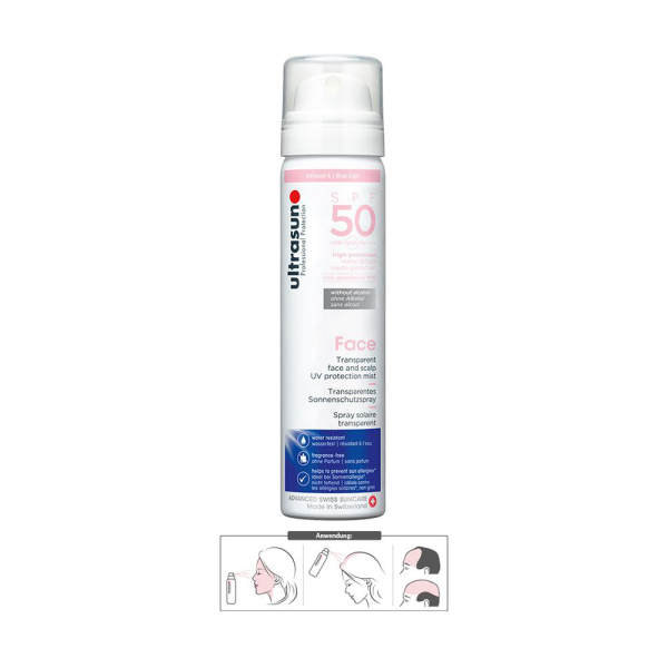 Face & Scalp UV Protection Mist SPF50