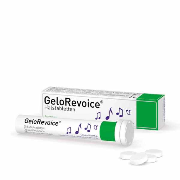 GeloRevoice Halstabletten Cassis-Menthol