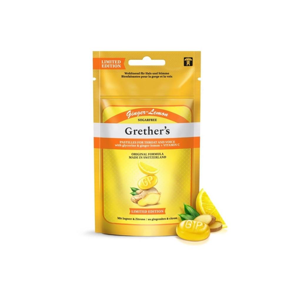Ginger Lemon Vitamin C Pastillen Zuckerfrei