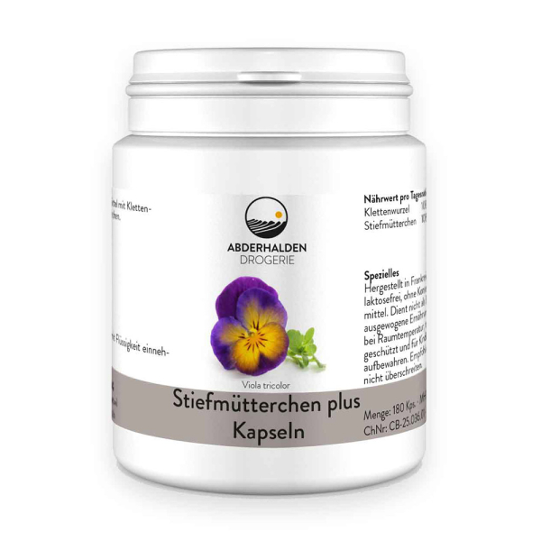 Stiefmütterchen plus Kapseln