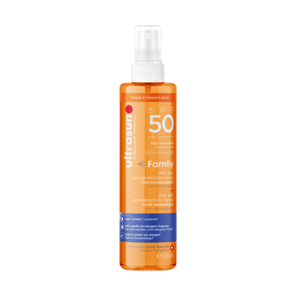 Family Wet Skin Sonnenschutz Spray SPF 50